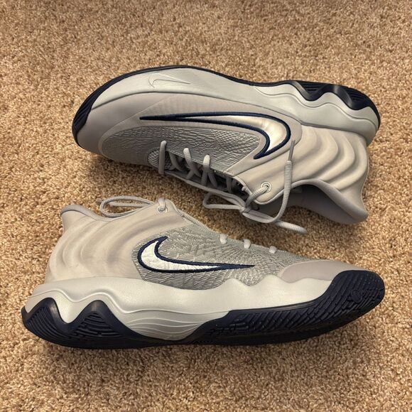 Nike Giannis Immortality 4 Mens 12 Wolf Grey/Mtlc Platinum Bball Slighty Used - Picture 3 of 7